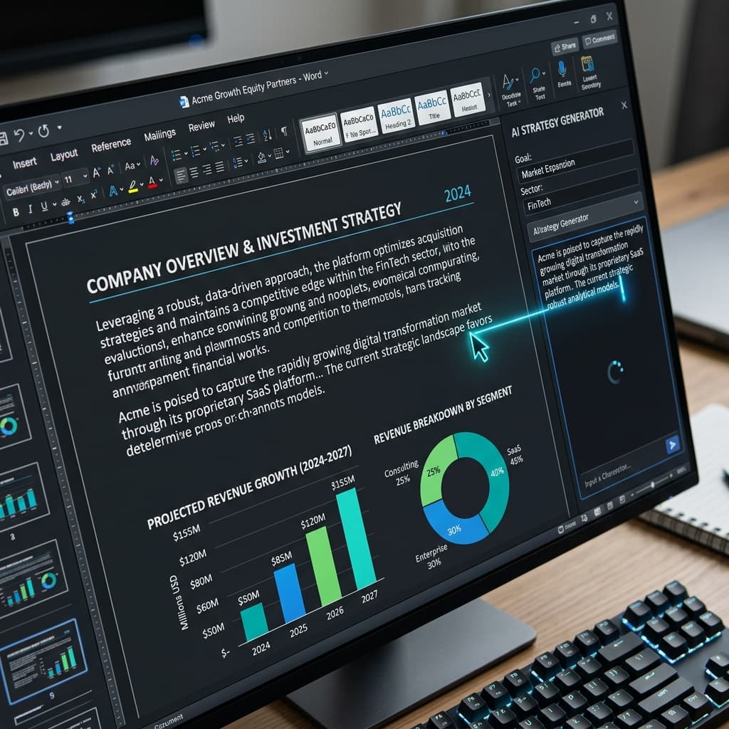 AI-assisted drafting interface